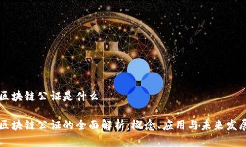 区块链公证是什么

区块链公证的全面解析：概念、应用与未来发展